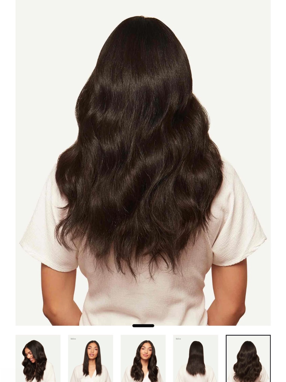 Luxy Hair Extensions 16” 140g Mocha Brown